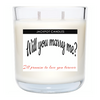 Custom Label Personalized Candle