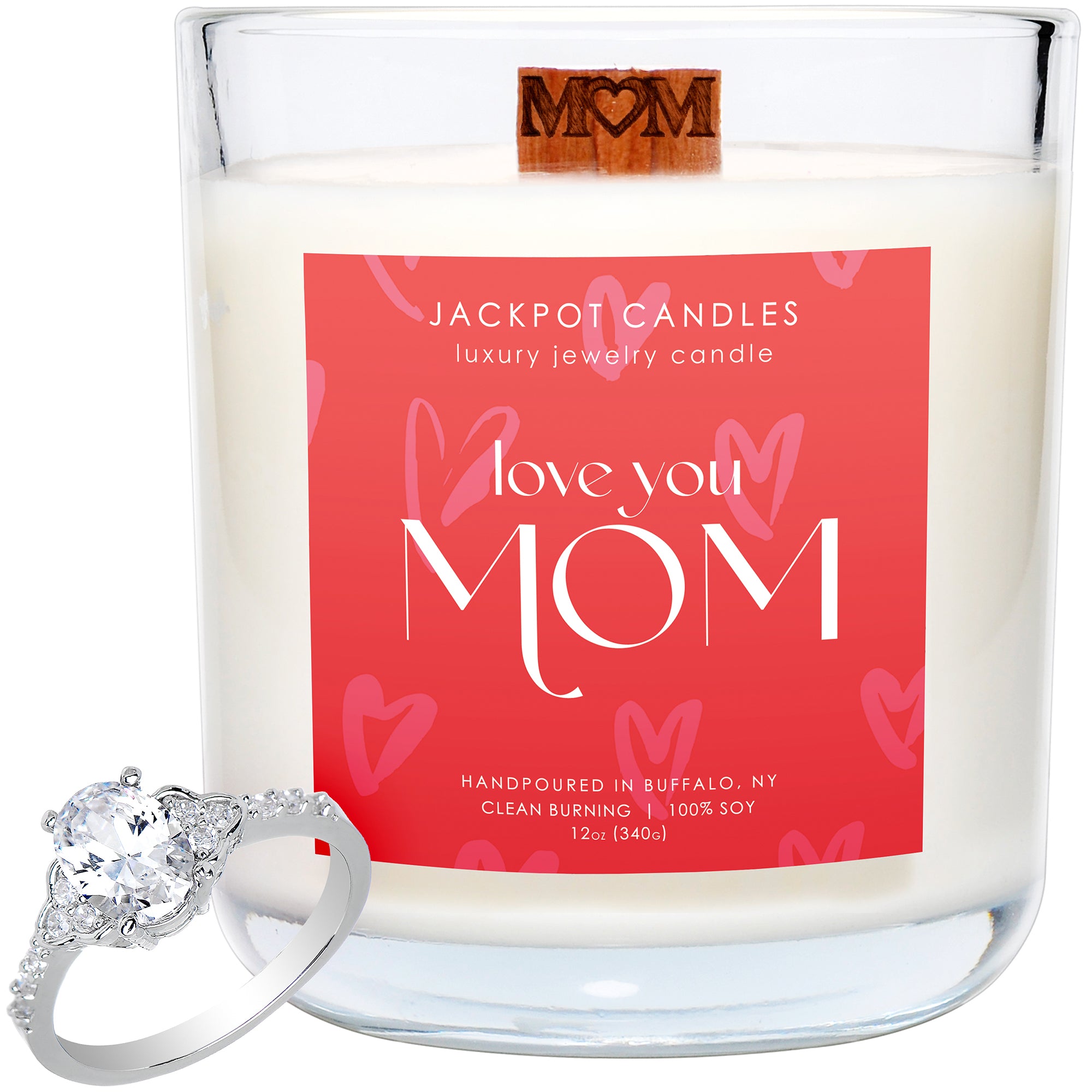 Love You Mom I Gift For Mom Candle