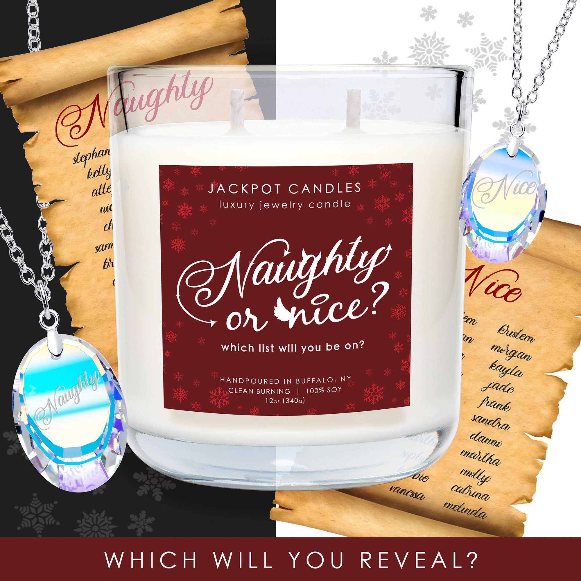 Are you Naughty or Nice Candle - Jackpot Candles