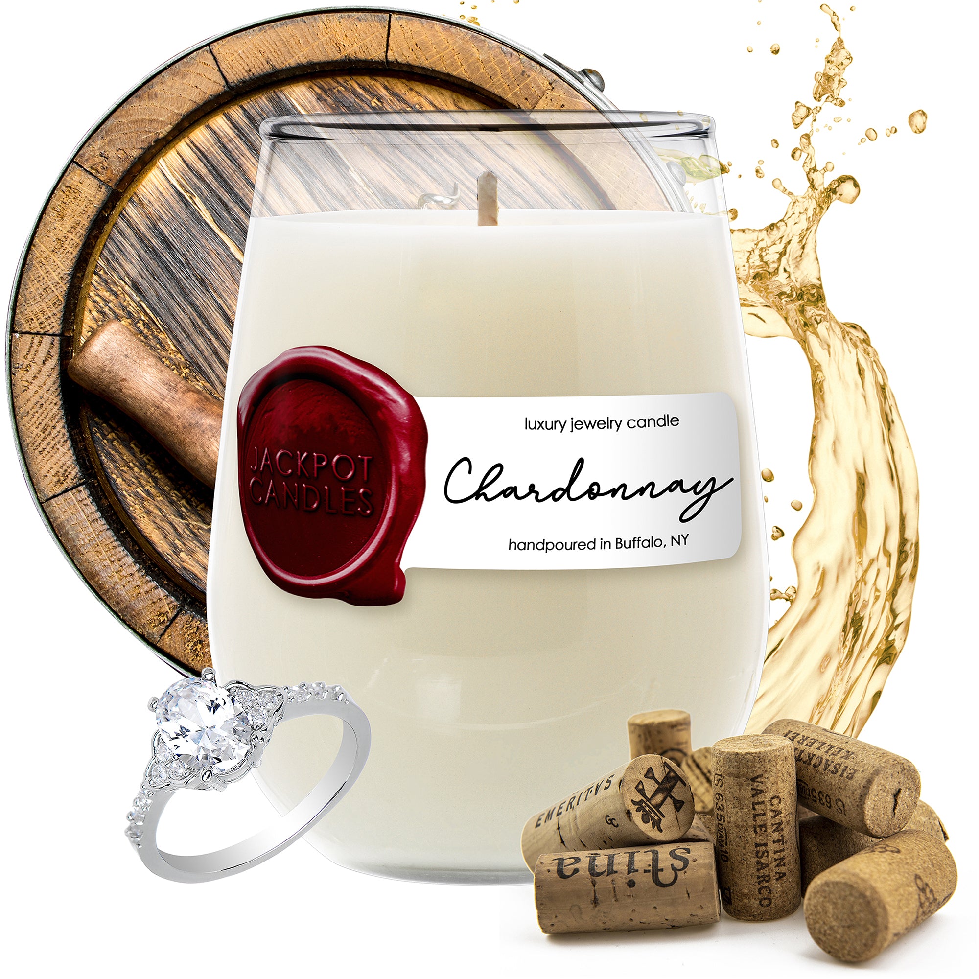 Wine and Candle gift Set